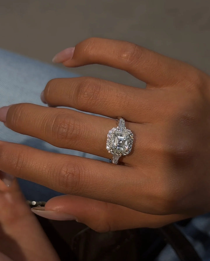 Moonlit Dream MOISSANITE ENGAGEMENT RING