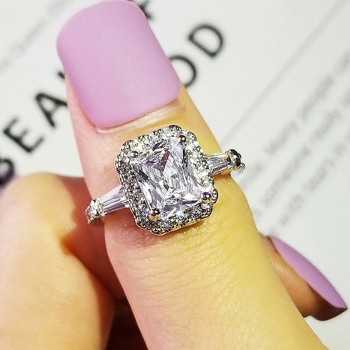 Moonlit Dream MOISSANITE ENGAGEMENT RING