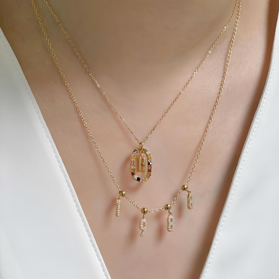 Luna Letter Necklace