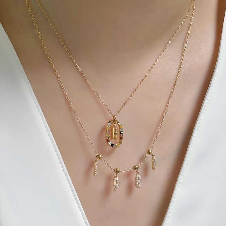 Luna Letter Necklace