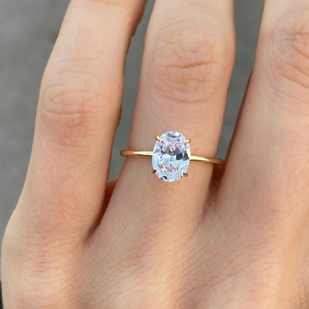 AURELID DREAM GOLD SOLITAIRE RING