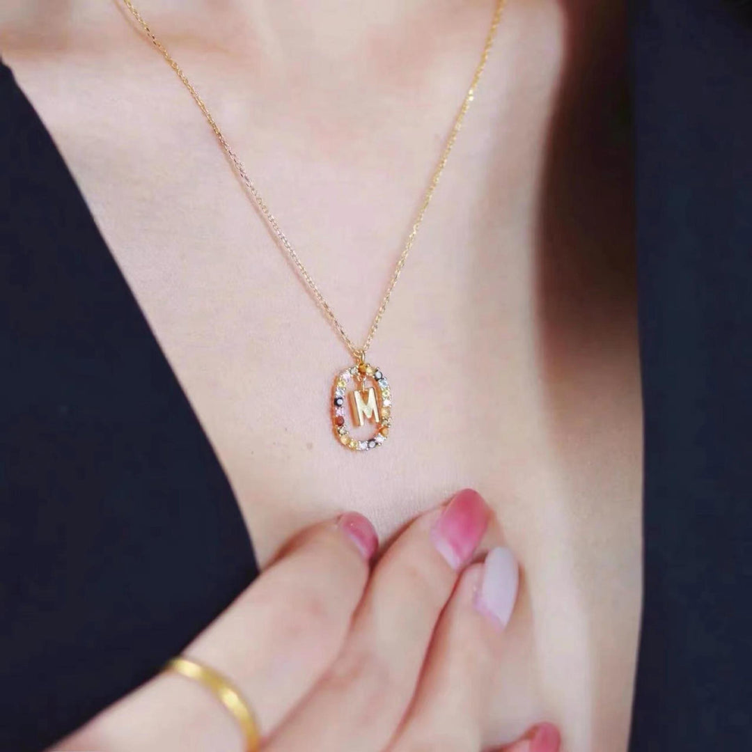 Luna Letter Necklace