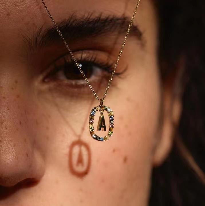 Luna Letter Necklace