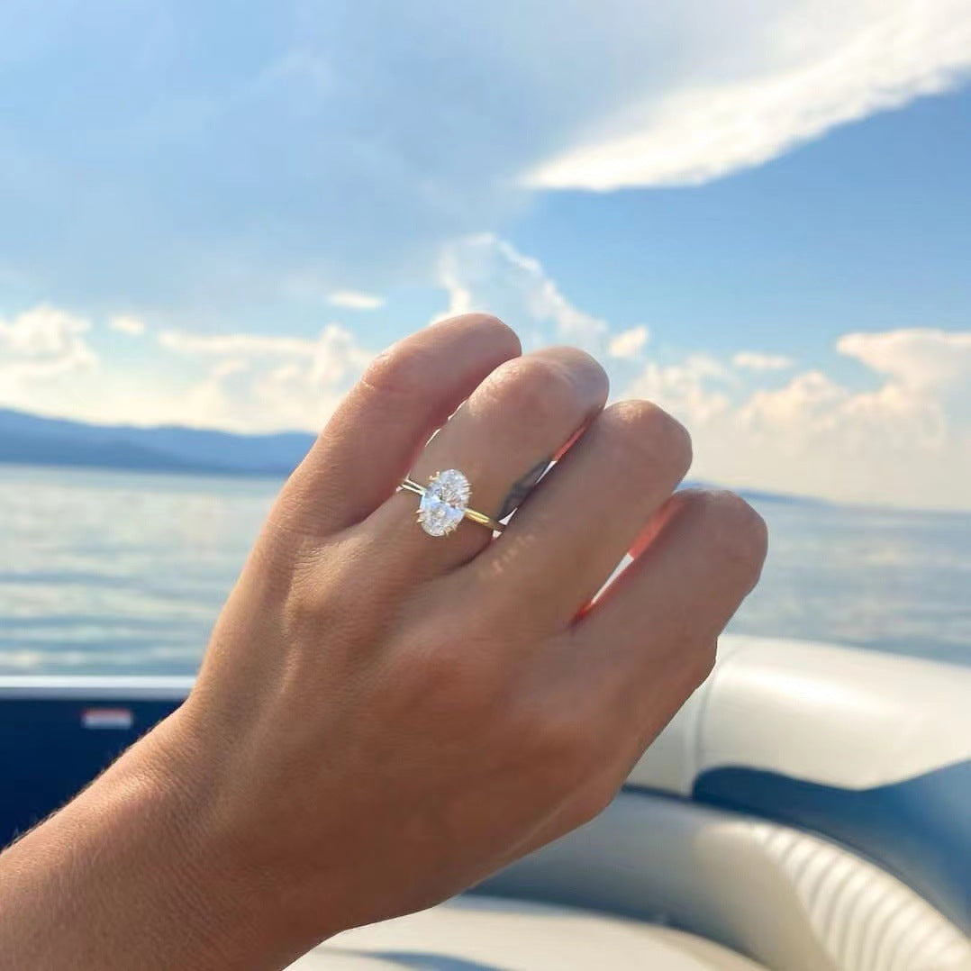 AURELID DREAM GOLD SOLITAIRE RING