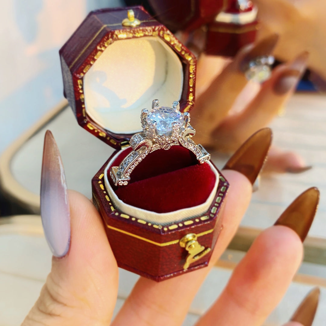 Sculpted Brilliance Ring Diamond Appeal