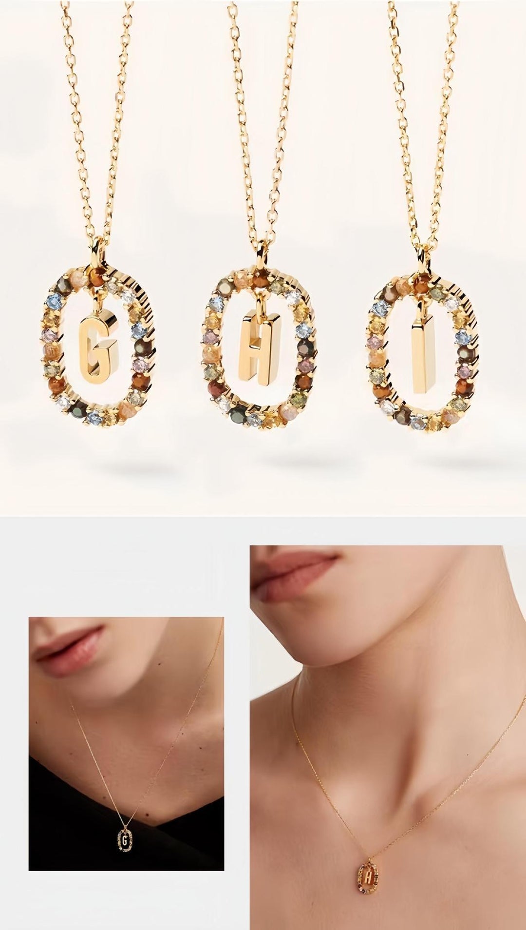Luna Letter Necklace