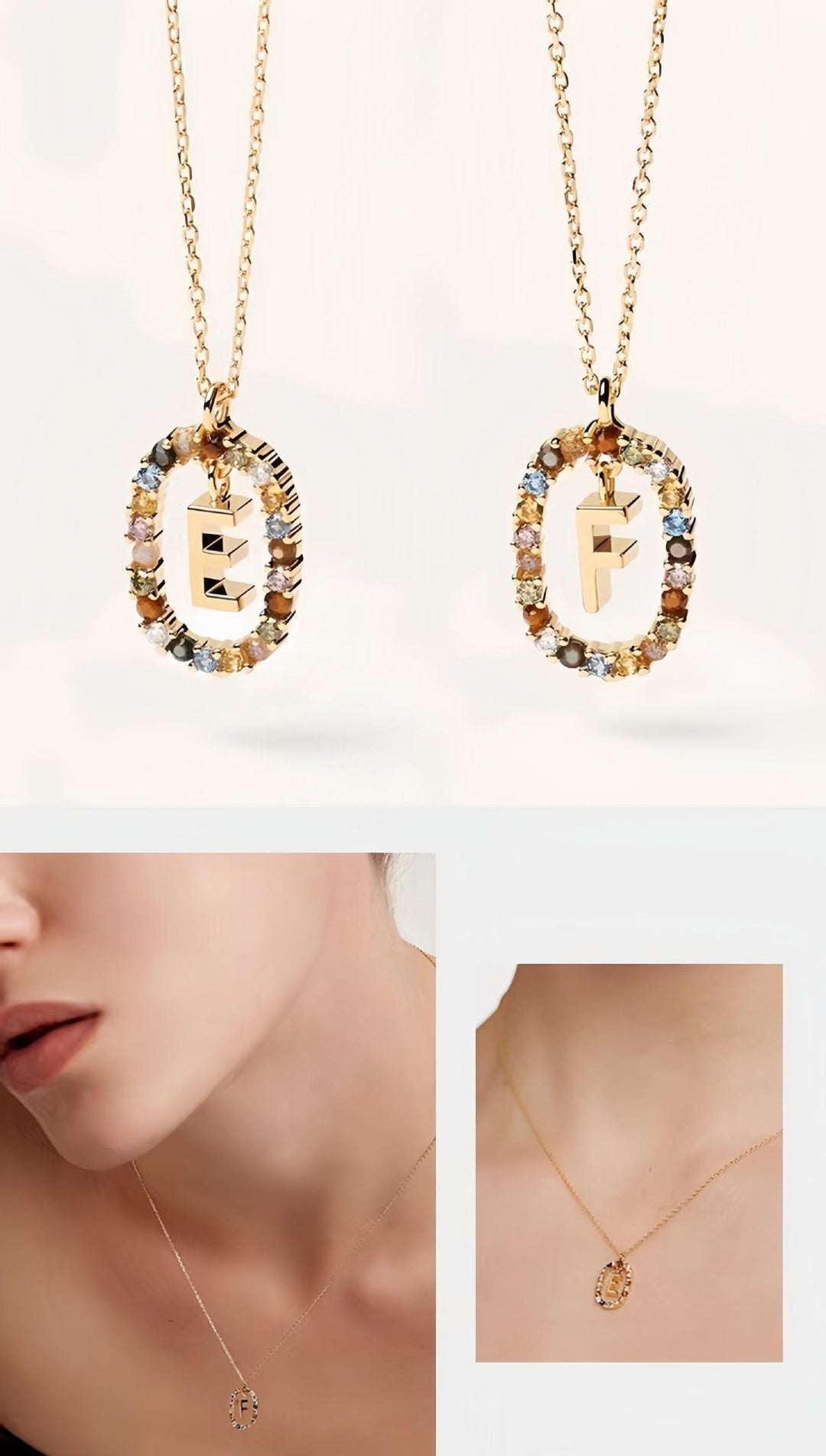 Luna Letter Necklace