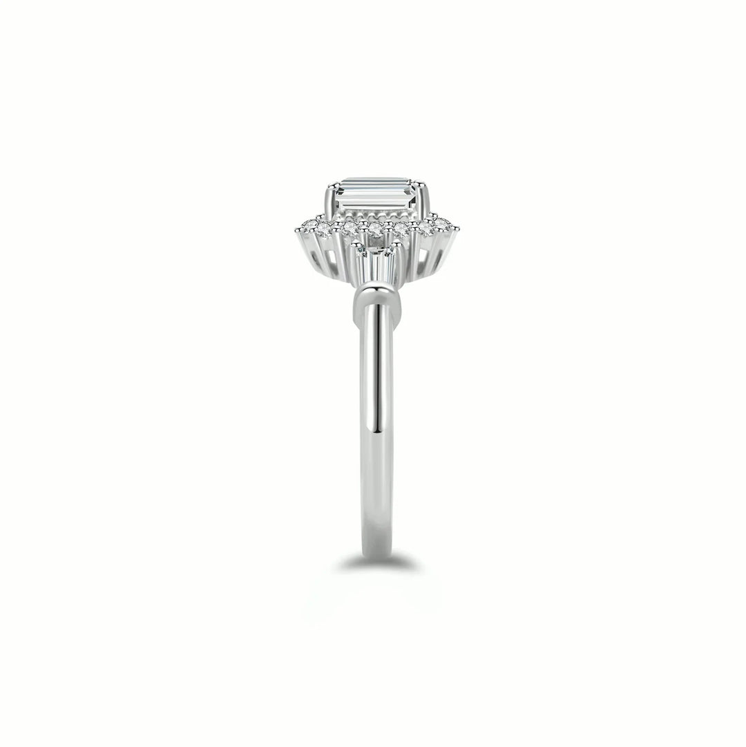 Moonlit Dream MOISSANITE ENGAGEMENT RING