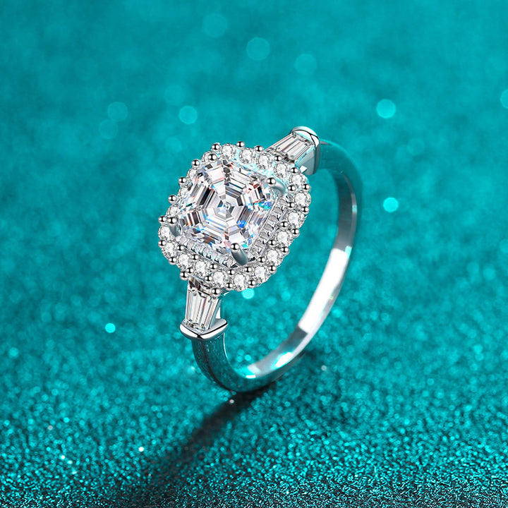 Moonlit Dream MOISSANITE ENGAGEMENT RING