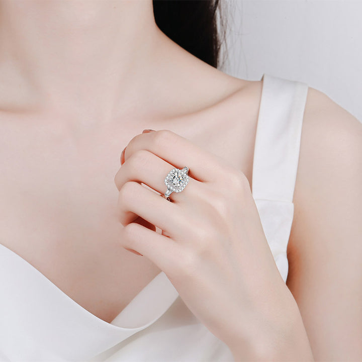 Moonlit Dream MOISSANITE ENGAGEMENT RING