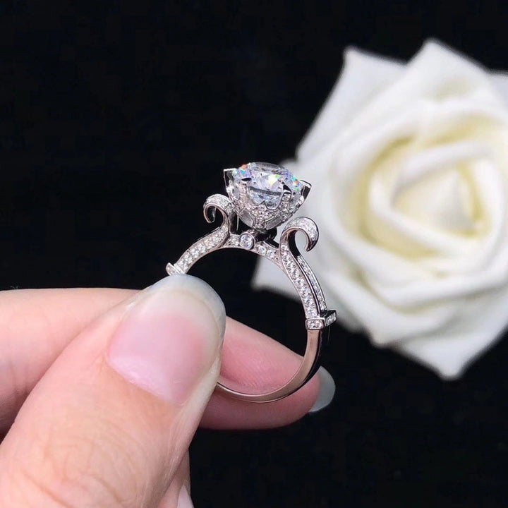 Sculpted Brilliance Ring Diamond Appeal