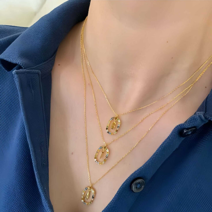 Luna Letter Necklace