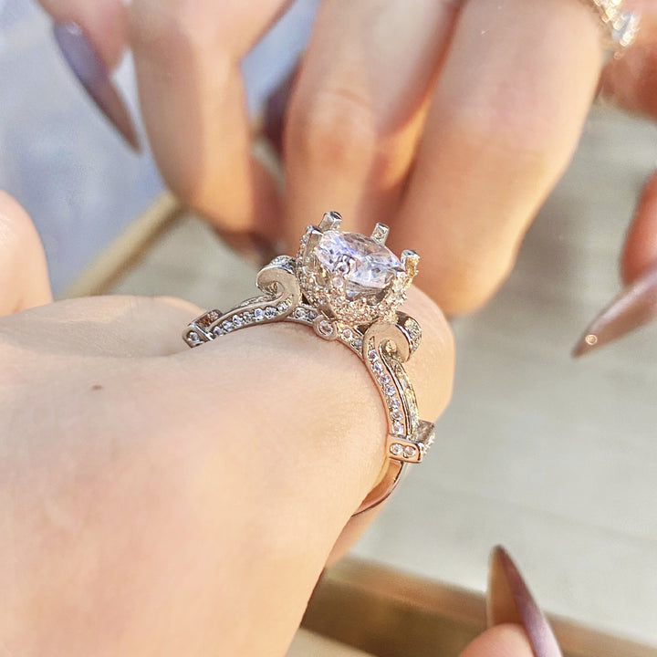 Sculpted Brilliance Ring Diamond Appeal