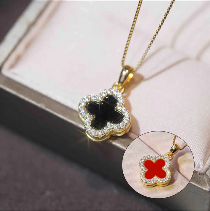 Double Sided Clover Necklace