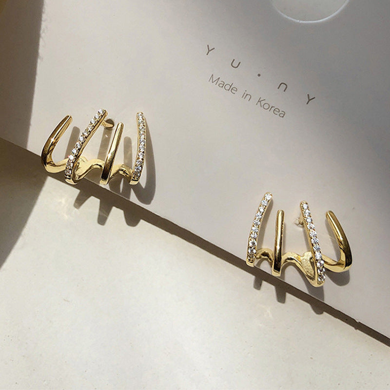 14K Gold-plated Elegant Studs