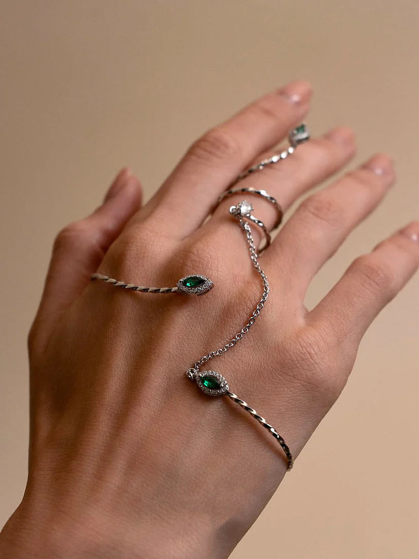 Enchanted Vine Gem Bracelet