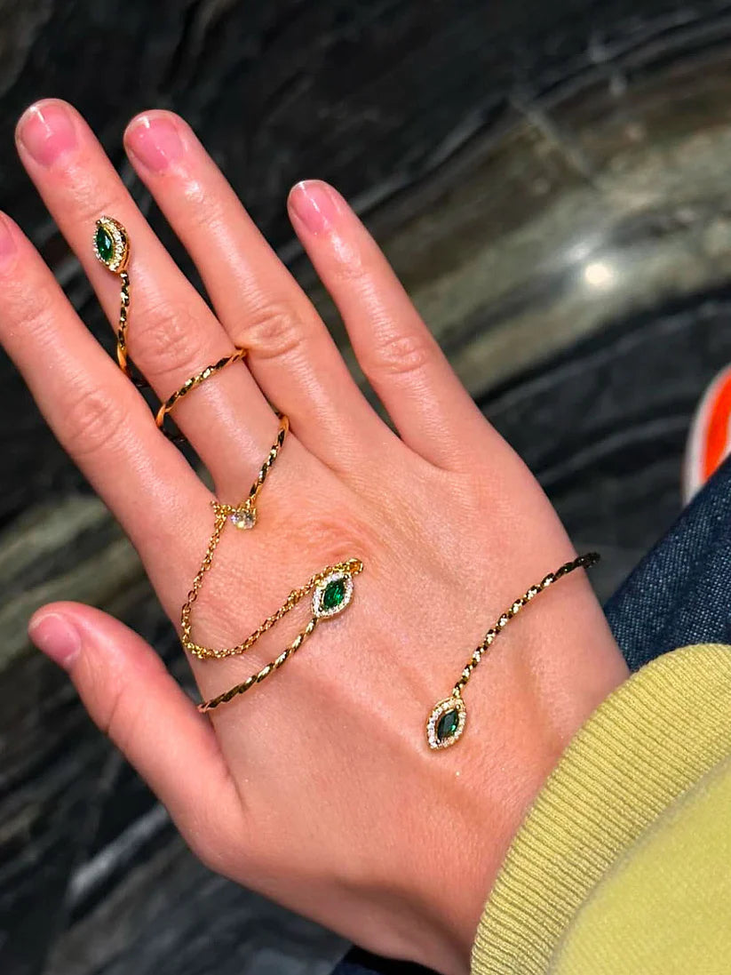 Enchanted Vine Gem Bracelet