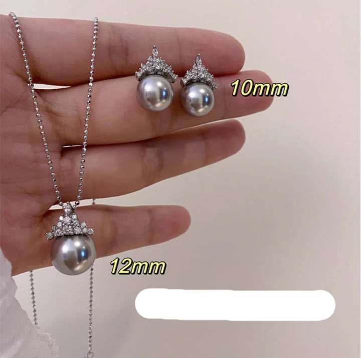 Snow Queen Necklace / Earrings