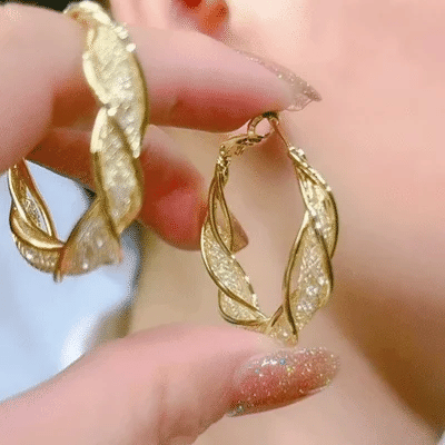 💕S925 Elegant Wave Earrings