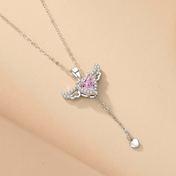Angel Wings Tassel necklace