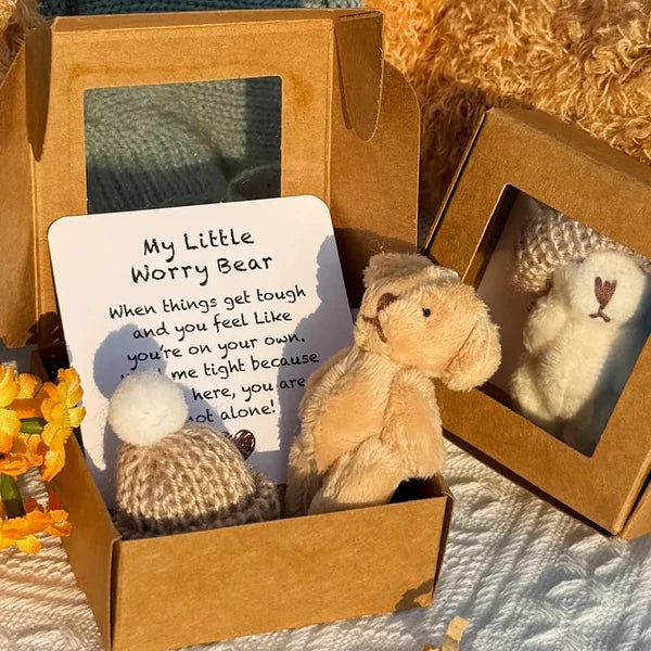 49% OFF💖Healing Doll Gift🎁Handmade Mini Plush Teddy Bear in Box