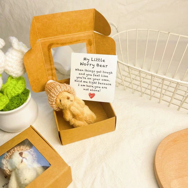 49% OFF💖Healing Doll Gift🎁Handmade Mini Plush Teddy Bear in Box