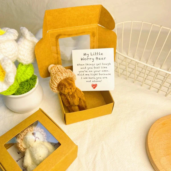 49% OFF💖Healing Doll Gift🎁Handmade Mini Plush Teddy Bear in Box