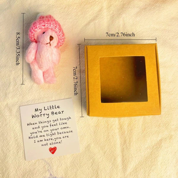 49% OFF💖Healing Doll Gift🎁Handmade Mini Plush Teddy Bear in Box