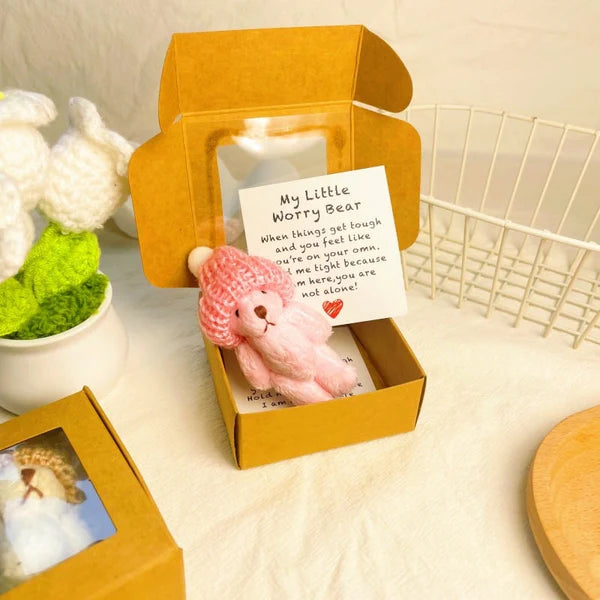 49% OFF💖Healing Doll Gift🎁Handmade Mini Plush Teddy Bear in Box